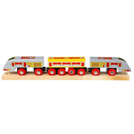 Bigjigs Rail Eurostar Express + 3 tiri