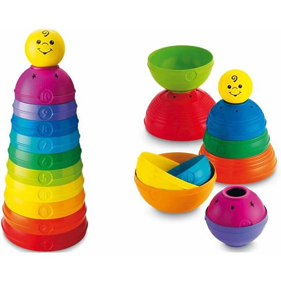 Fisher Price Aktivní skládačka s rolničkou