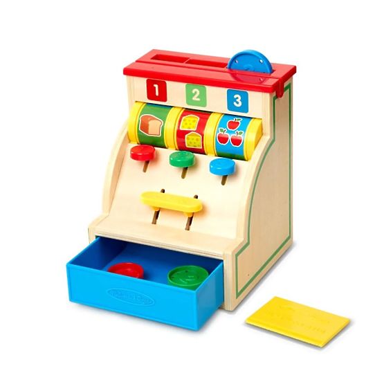 Lesena blagajna 123 Melissa & Doug