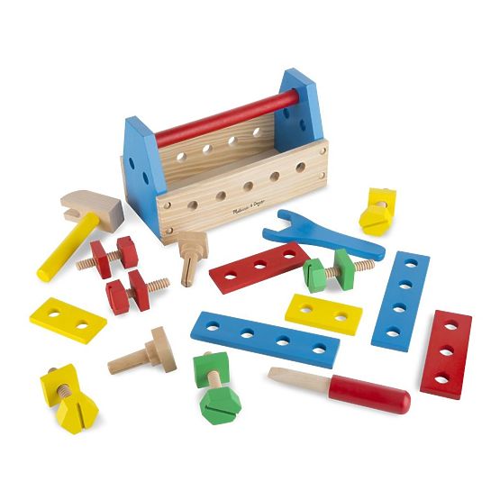 Leseni gradbeni set Melissa & Doug