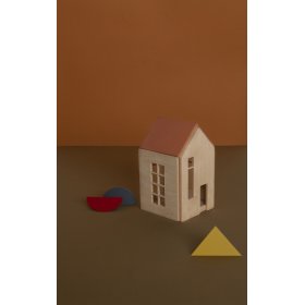 Magnetna Montessori lesena hiška - terra