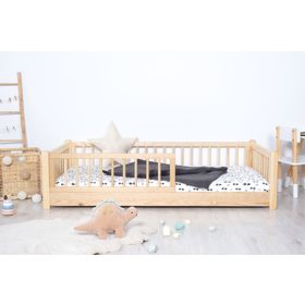 Otroška nizka postelja Montessori Ourbaby - naravna, Ourbaby®