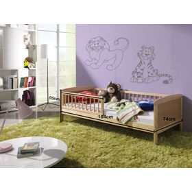 Otroška postelja Junior - 160x70 cm - naravna, Ourbaby®