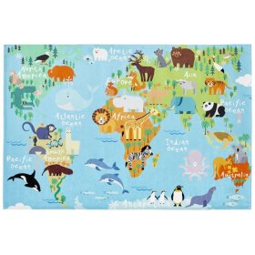 Otroška preproga - Zemljevid sveta, VOPI kids