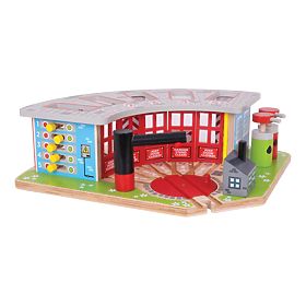 Ekskluzivno skladišče Bigjigs Rail za 5 vlakov