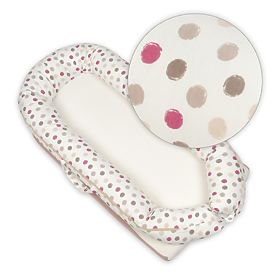 Gnezdo Dots DeLUX 90x50 cm, Babymatex