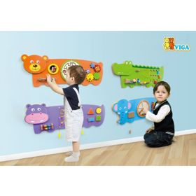 Izobraževalna igrača na steni - Hippopotamus, Viga