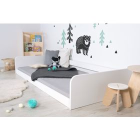 Montessori lesena postelja Sia - bela, Ourbaby®