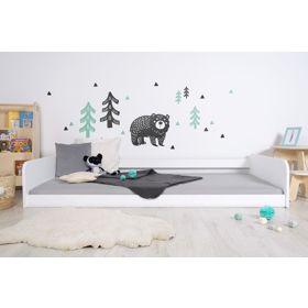 Montessori lesena postelja Sia - bela, Ourbaby®