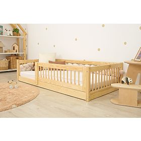 Nizka postelja za otroke Montessori Ourbaby Plus - naravna, Ourbaby®