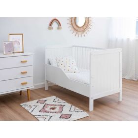 Otroška posteljica Baby Magic 120x60 cm - bela
